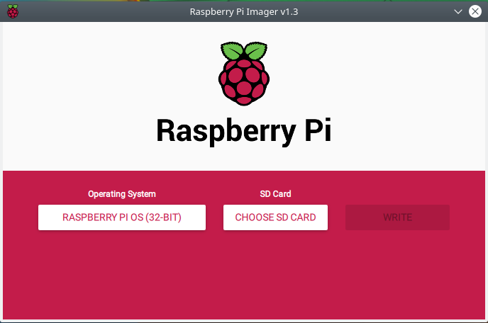 Raspberry Pi Imager tool